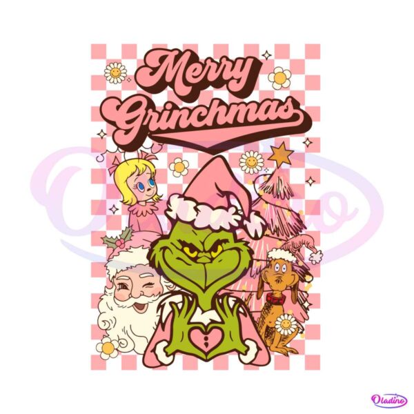 pink-merry-grinchmas-characters-svg