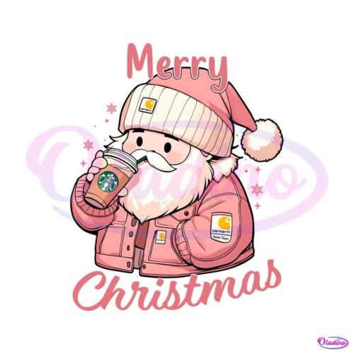 cute-pink-santa-coffee-png