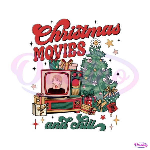 retro-christmas-movie-and-chill-png