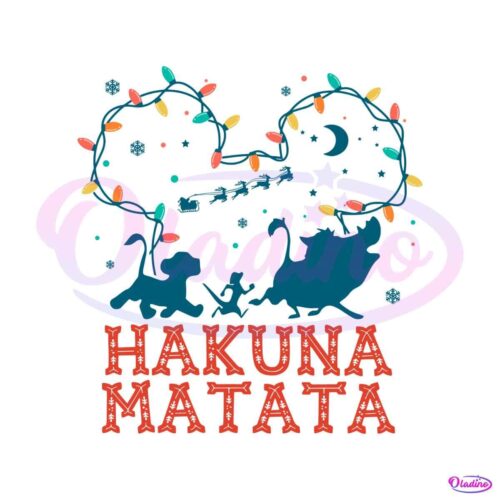 hakuna-matata-christmas-svg