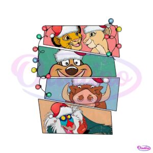 the-lion-king-friends-santa-hat-png