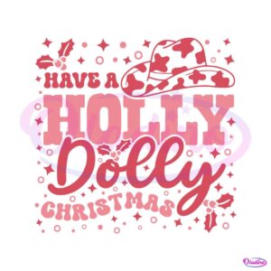 pink-leopard-holly-dolly-christmas-svg