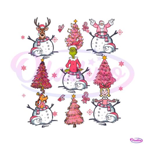 pink-merry-grinchmas-snowman-png