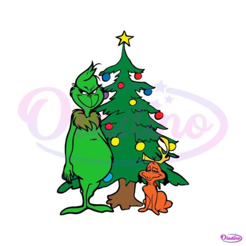 grinch-and-max-christmas-tree-svg