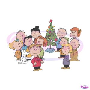 vintage-peanuts-xmas-characters-svg