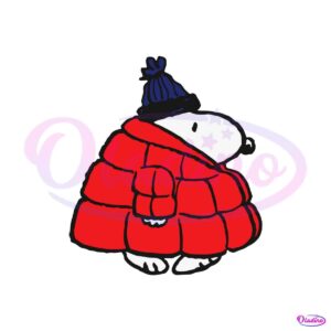 funny-snoopy-puffy-coat-svg