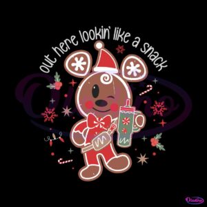 lookin-like-a-snack-mickey-gingerbread-svg