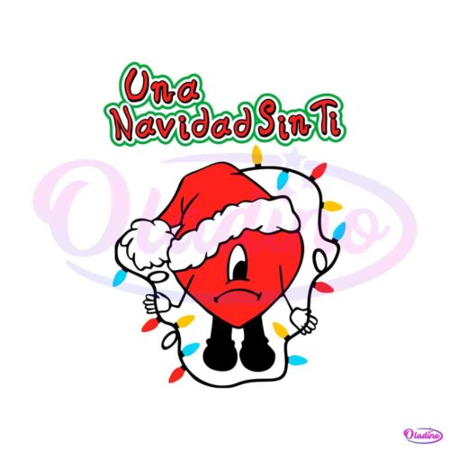 una-navidad-sin-ti-bad-bunny-svg