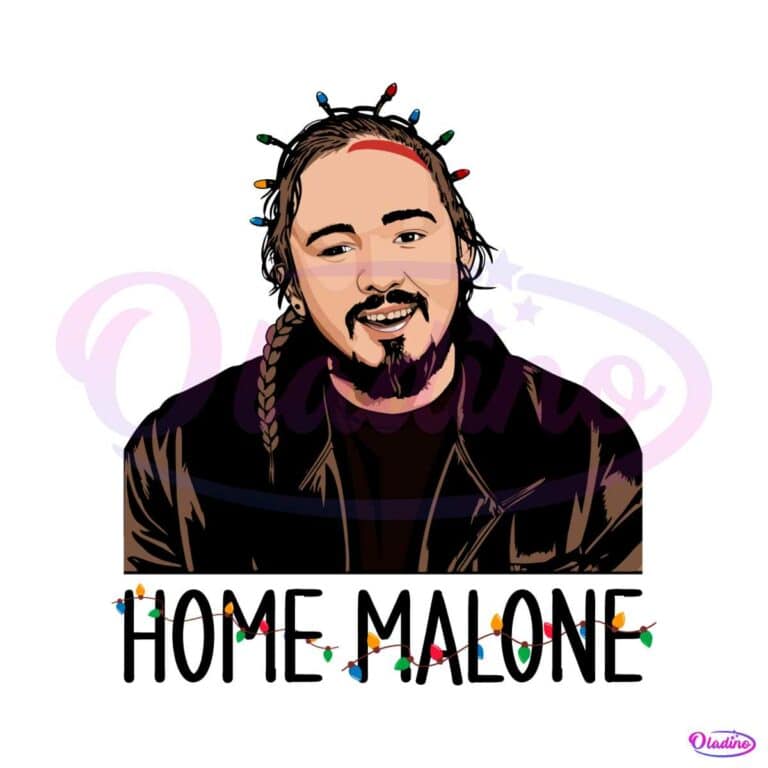 Retro Home Alone X Post Malone SVG - Oladino