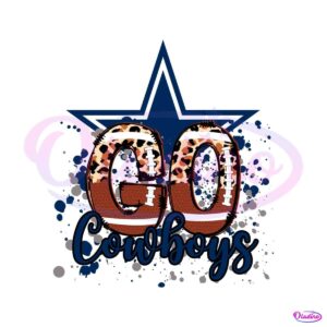 go-cowboys-leopard-pattern-svg