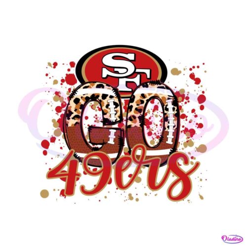 go-49ers-leopard-pattern-svg