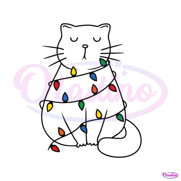 cute-cat-christmas-lights-svg