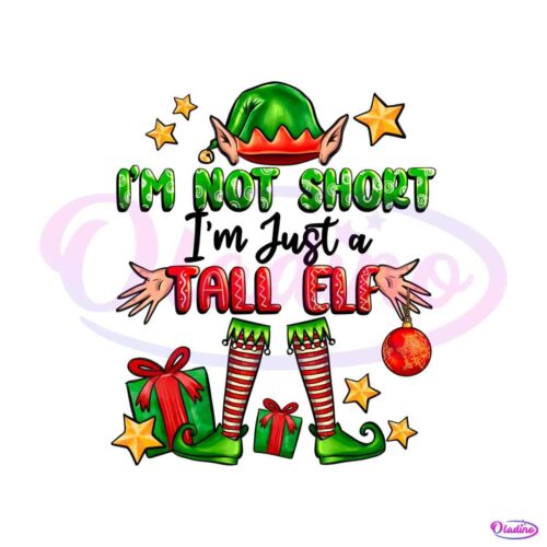 im-not-short-im-just-a-tall-elf-png