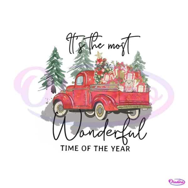 xmas-truck-wonderful-time-of-year-png