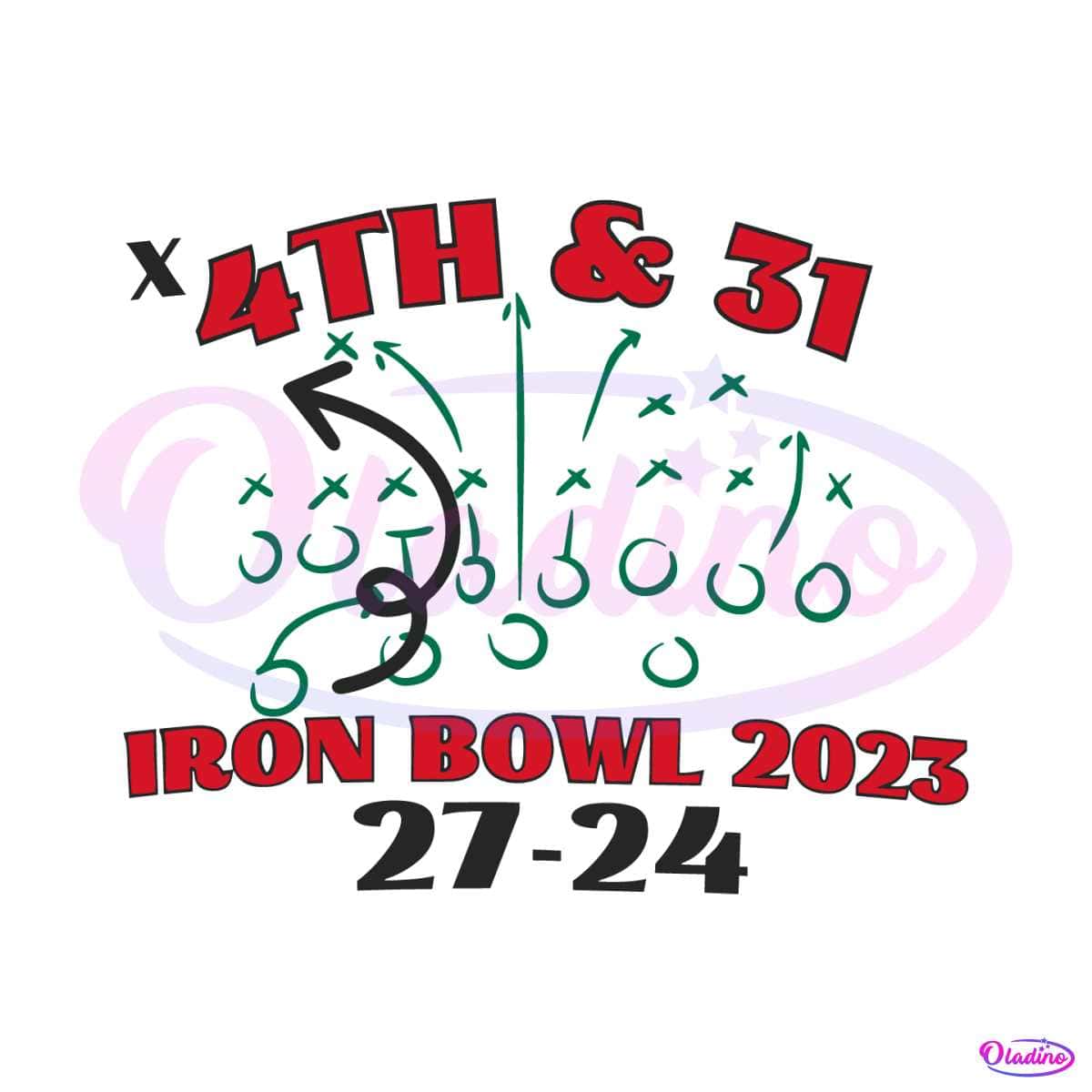 Iron Bowl Alabama Football SVG