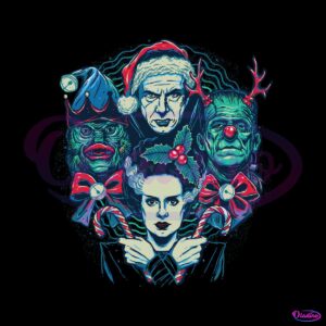 monsters-christmas-horror-characters-svg