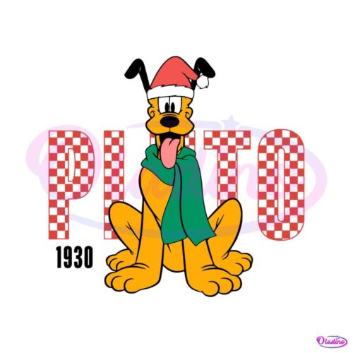 cute-pluto-christmas-1930-svg