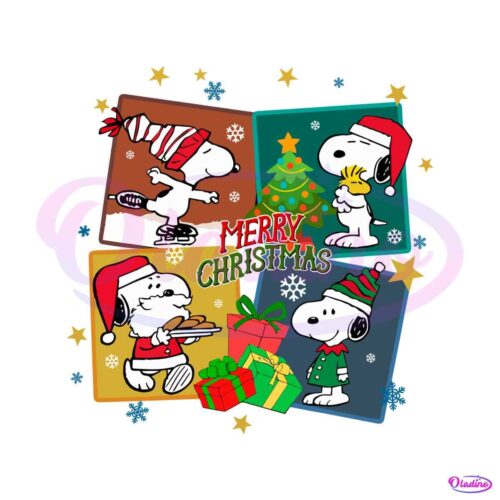 vintage-peanuts-merry-christmas-svg-digital-cricut-file