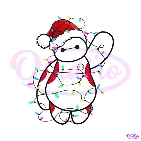 big-hero-6-cute-santa-baymax-christmas-lights-png-file