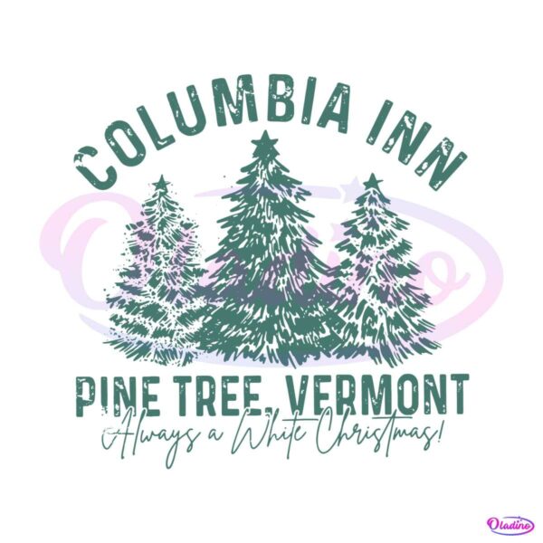columbia-inn-pine-tree-vermont-svg-digital-cutting-file