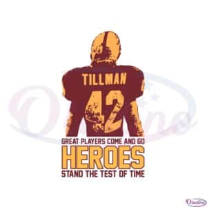 Pat Tillman Heroes Svg Best Graphic Designs Cutting Files