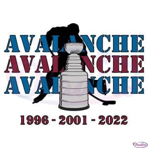 Avalanche Ice Hockey Team SVG Digital File