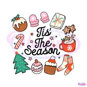 groovy-tis-the-season-christmas-vibes-svg