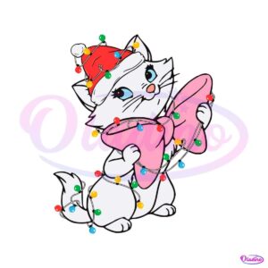 the-aristocats-marie-wear-santa-hat-svg