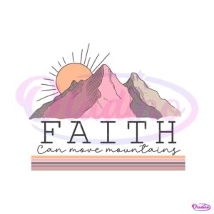 retro-faith-can-move-mountain-svg