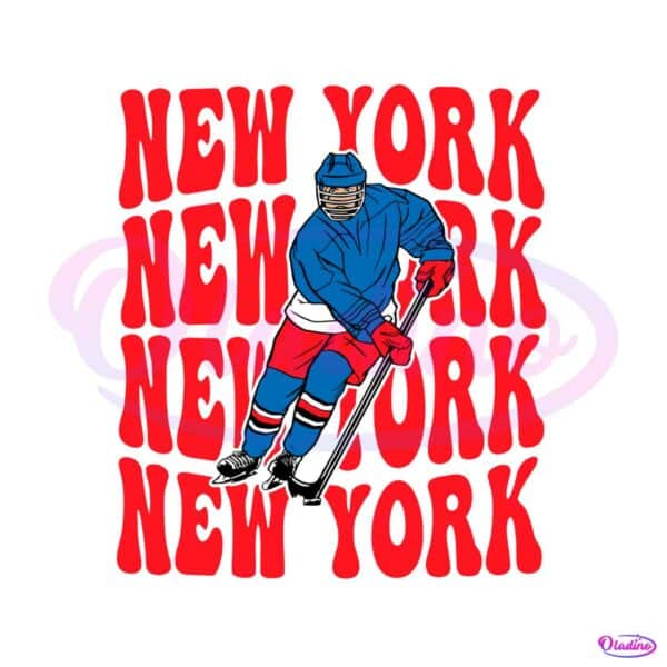 New York Rangers Hockey Svg Digital Download
