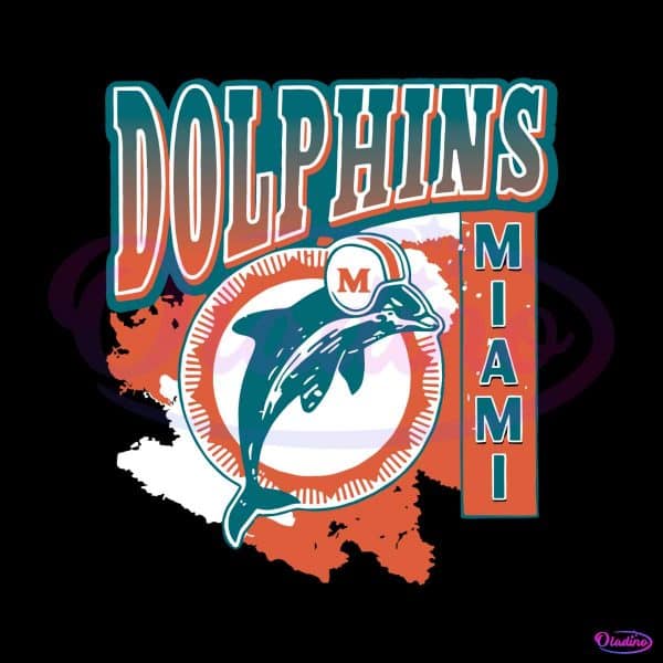 Miami Dolphins Football Logo Svg Digital Download