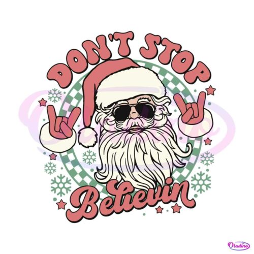 vintage-dont-stop-believin-santa-svg