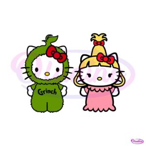 grinch-cindylou-christmas-hello-kitty-svg