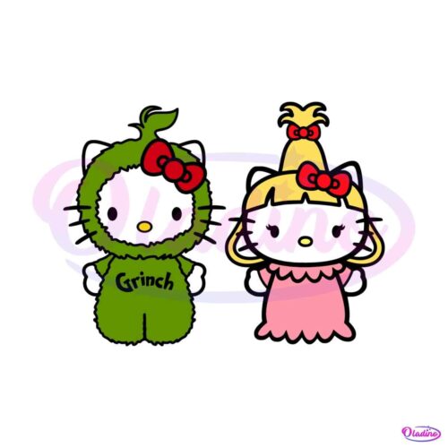 grinch-cindylou-christmas-hello-kitty-svg