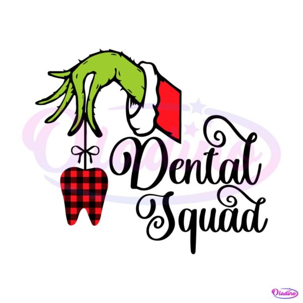 christmas-dental-squad-grinch-hand-svg