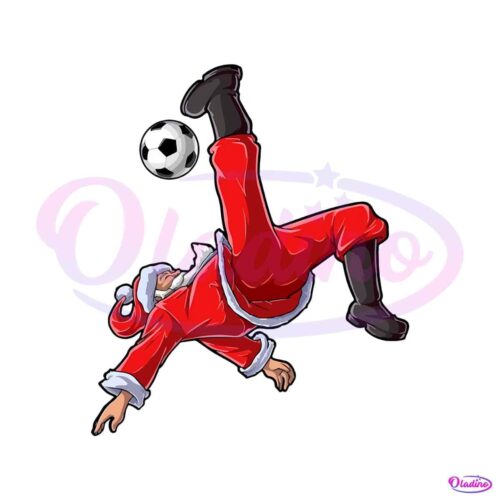 santa-soccer-funny-footballer-svg