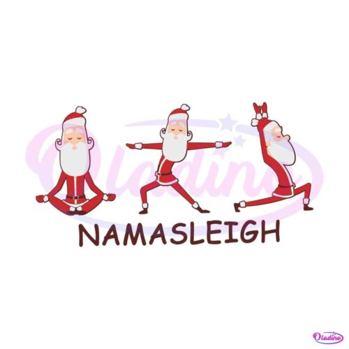 namasleigh-yoga-santa-christmas-svg