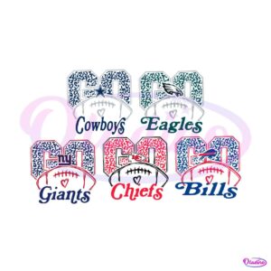 go-football-leopard-pattern-svg-bundle