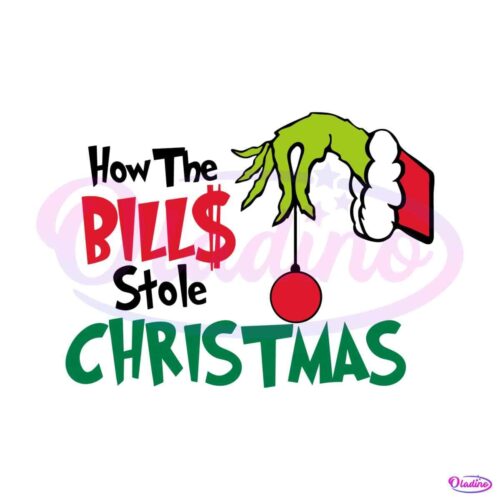 how-the-bills-stole-christmas-svg