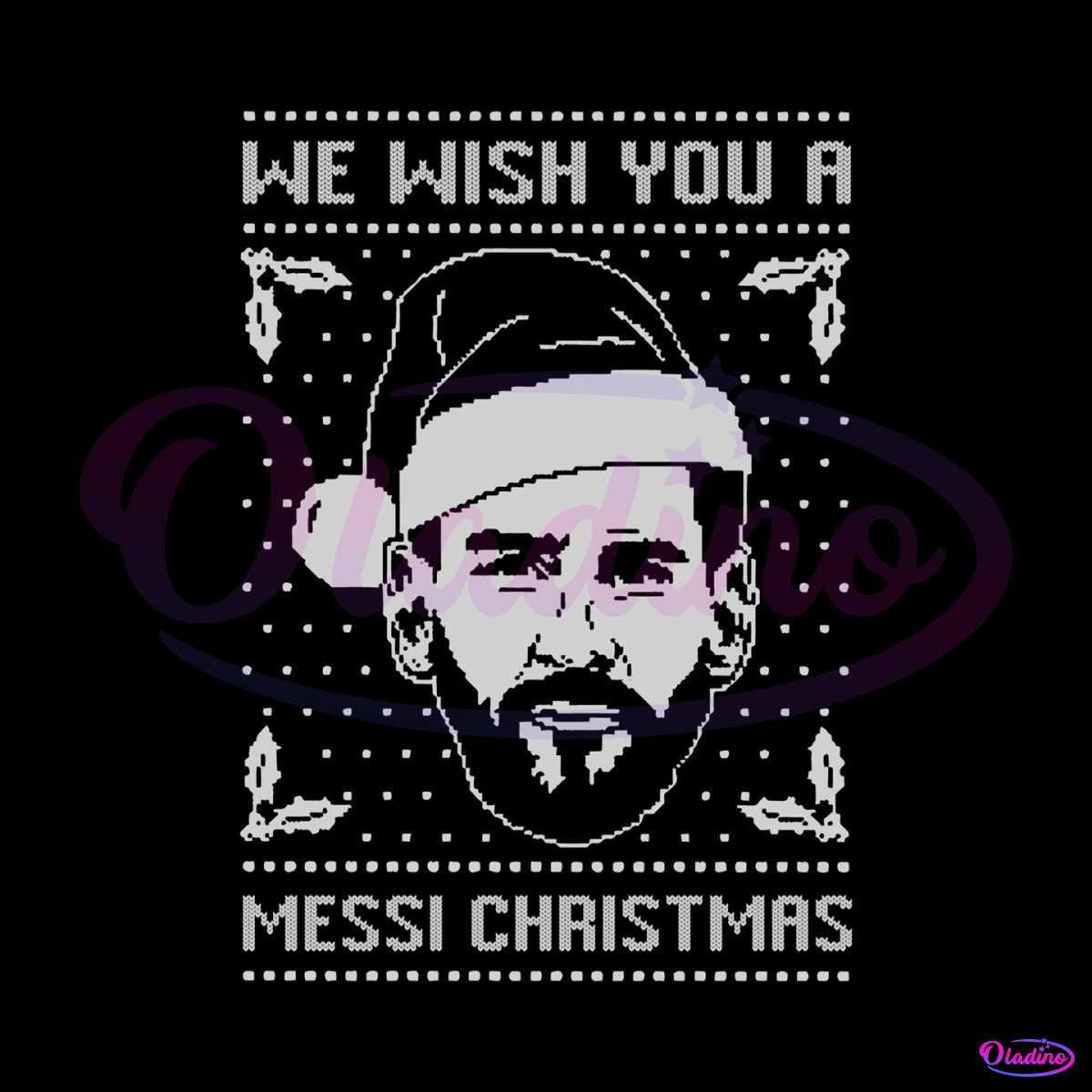 We Wish You A Messi Christmas Svg