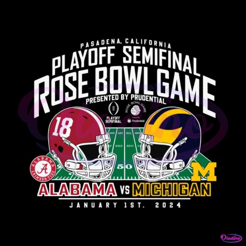 michigan-vs-alabama-playoff-2024-rose-bowl-game-svg