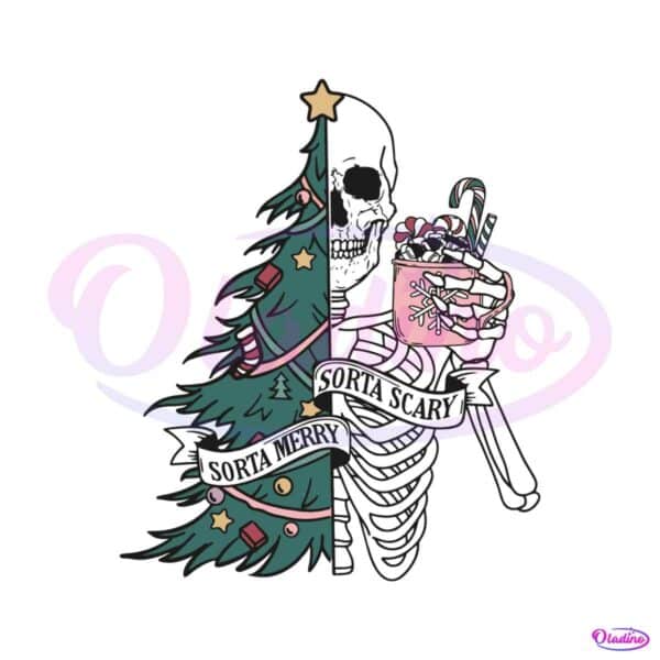 sorta-merry-sorta-scary-christmas-skeleton-tree-svg