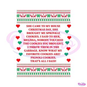 she-brought-me-sprinkle-cookies-ugly-christmas-svg