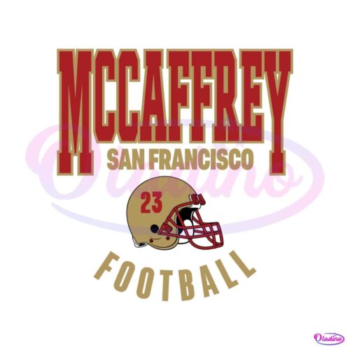 christian-mccaffrey-san-francisco-football-svg