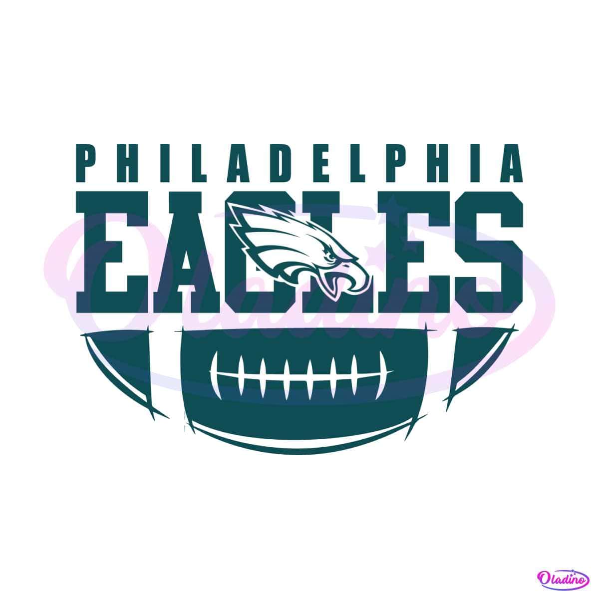 Philadelphia Eagles Football Mascot Logo SVG Digital Download