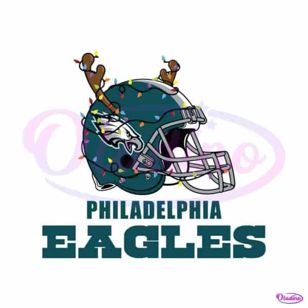 philadelphia-eagles-helmet-deer-antlers-svg-digital-download