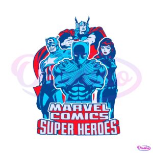 Marvel Comics Super Heroes SVG Graphic Design File