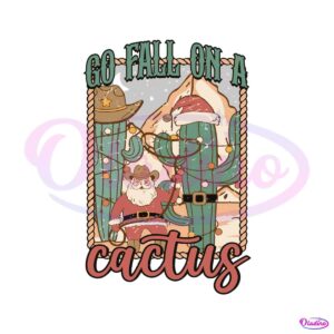 western-santa-cowboys-go-fall-on-a-cactus-svg