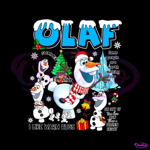 frozen-olaf-snowman-christmas-santa-hat-png