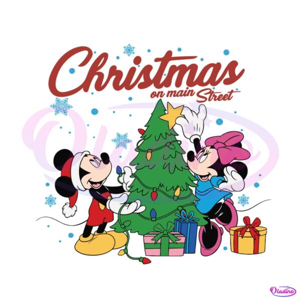 christmas-on-main-street-disney-mouse-svg
